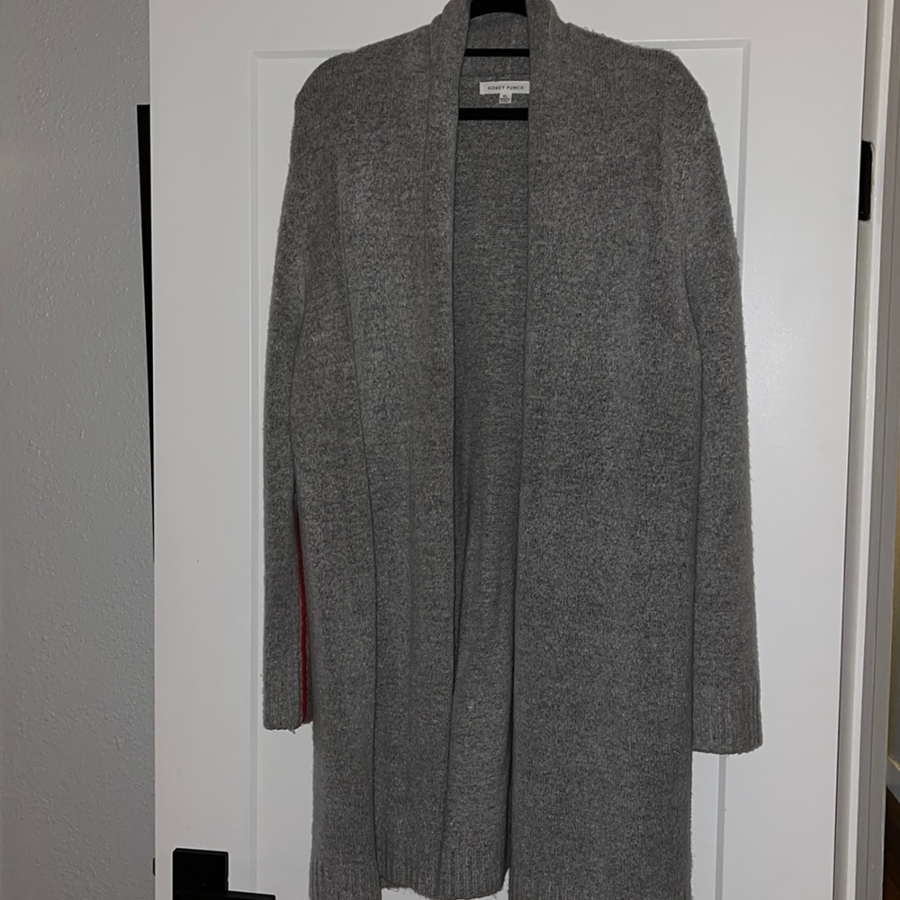 Honey Punch gray cardigan